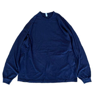 LOS ANGELES APPAREL　ロサンゼルスアパレル　長袖 Tシャツ　ネイビー　XLサイズ　6.5oz Garment Dye L/S　MADE IN USA