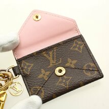 ★B2115 美品!! ルイヴィトン ポルト クレ キリガミ モノグラム キーリング バッグチャーム M69003 ゴールド LOUIS VUITTON レディース★_画像3