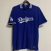 POLO Ralph Lauren ラルフローレン× ロサンゼルスドジャース　LA LOS ANGELS DODGERS MLB 半袖　ポロシャツ　サイズM_画像2