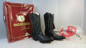 MENS　BOOTS　未使用品　※　Montana　【　ANTIPODEＳ　［ SIZE：42ー(8) ］、009663 BLACK　】　※