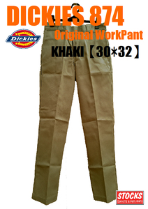 ディッキーズ☆874☆オリジナルワークパンツ☆カーキ☆３０＊３２☆DICKIES☆作業服☆作業ズボン☆