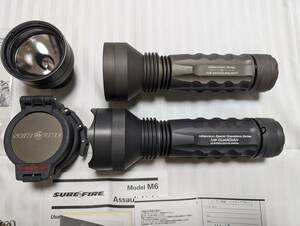 SUREFIRE M6 Guardian/M6 MAGNUMLIGHT [シュアファイア M6ガーディアン/M6ミレニアムマグナム]2本セットオプション消耗品付き