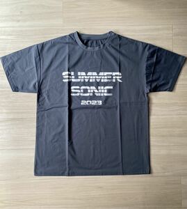 サマーソニック2023スタッフTシャツ■未使用新品 XLサイズ■SUMMER SONIC サマソニ 非売品 AZUL BY MOUSSY チャコールグレー 夏フェス