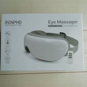 【シュリンク未開封新品】 RENPHO アイマッサージャー RF-EM001R レンフォ eye massager ホワイト 白