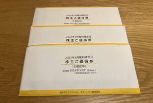 【送料無料】日本マクドナルドホールディングス　株主優待券　15冊（5冊×3セット）2024年3月31日
