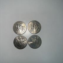 【おまとめ4枚セット売り】1977年　エリザベス2世即位　25周年記念コイン_画像1