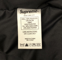 ★ Supreme シュプリーム 19SS Bonded Logo Puffy Jacket ボンデッド ロゴ パフィー ジャケット ダウン ブラック 黒 サイズM 104_画像9