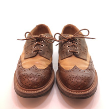 ▲ Tricker's トリッカーズ BOURTON バートン コーヒー ウィング チップ カントリー ダイナイト ソール MADE IN ENGLAND M7292 104_画像2