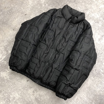 ★ Supreme シュプリーム 19SS Bonded Logo Puffy Jacket ボンデッド ロゴ パフィー ジャケット ダウン ブラック 黒 サイズM 104_画像1