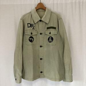 Dr.Romanelli×SOPHNET.ミリタリーシャツ ジャケット カーキL ドクターロマネリ ソフネット