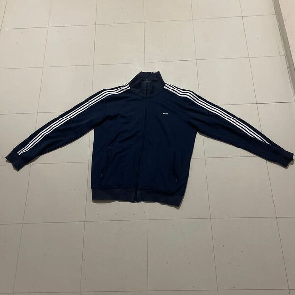 80s adidas navy track jacket