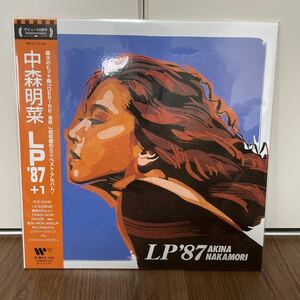 稀少新品帯付LP!! 中森明菜 AKINA NAKAMORI LP'87 +1 WPJL-10184 レコード 昭和アイドル ベスト BEST 40th デビュー40周年記念 CD'87