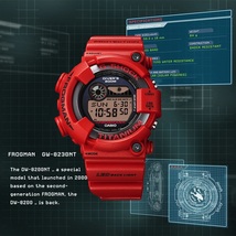 カシオCASIO G-SHOCK Gショック ジーショック MASTER OF G - SEA FROGMAN レッド GW-8230NT-4JR【国内正規品】_画像2