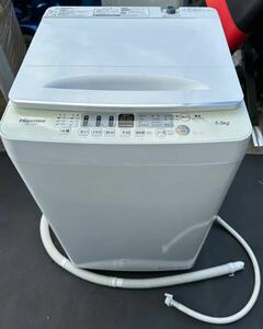 ○G8950 ハイセンス　Hisense 全自動洗濯機 5.5kg HW-E5504 22年製○