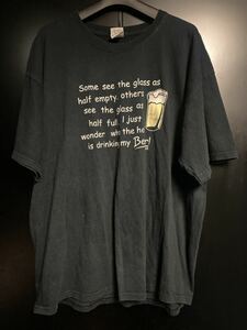 激レア 当時物 BEER 企業Tシャツ ヴィンテージ サイズXL ブラック　企業Tシャツ　半袖Tシャツ 