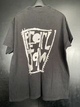 激レア90'S当時物 PEARL JAM Tシャツ ヴィンテージ サイズXL ブラック USA製 パールジャム シングルステッチ バンドTシャツ NIRVANA _画像2