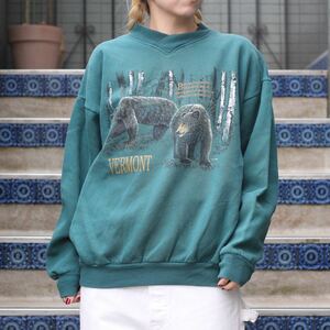 USA VINTAGE BEAR DESIGN SWEAT SHIRT/アメリカ古着くまデザインスウェット