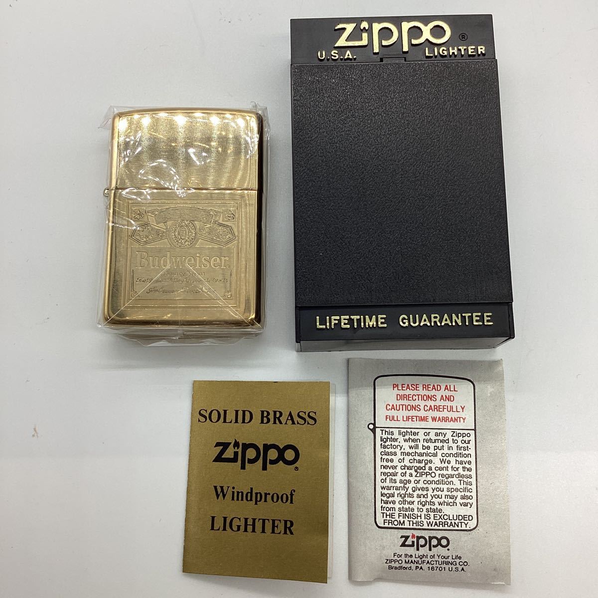 Yahoo!オークション  budweiserZippo ライターの落札相場