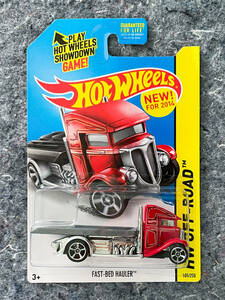 Hot Wheels 2014 Fast-Bed Hauler ホットウィール ファストベッドホーラー 赤 レッド USカード