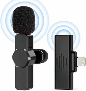 iPhone / iPad 用　ワイヤレスピンマイク　Bluetooth不要