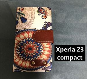 Xperia Z3 compact 手帳型スマホケース　Z3コンパクト