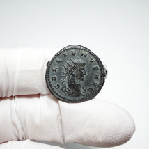 【古代ローマコイン】Gallienus（ガッリエヌス）クリーニング済 ブロンズコイン 銅貨 アントニニアヌス(55jCyaS3C5)_画像2