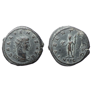 【古代ローマコイン】Gallienus（ガッリエヌス）クリーニング済 ブロンズコイン 銅貨 アントニニアヌス(55jCyaS3C5)