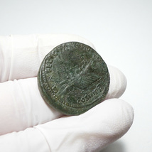 【古代ローマコイン】Hadrian（ハドリアヌス）クリーニング済 ブロンズコイン 銅貨 ドゥポンディウス(yrp7VDG9N2)_画像7