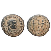 【古代ローマコイン】Maximian（マクシミアヌス）クリーニング済 ブロンズコイン 銅貨 アントニニアヌス (HSfTaV3nbk)_画像1