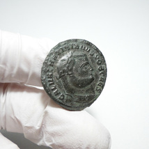 【古代ローマコイン】Galerius（ガレリウス）クリーニング済 ブロンズコイン 銅貨 フォリス(g_auJFYCDu)_画像4