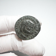 【古代ローマコイン】Galerius（ガレリウス）クリーニング済 ブロンズコイン 銅貨 フォリス(g_auJFYCDu)_画像3