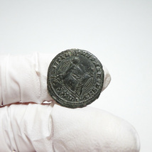 【古代ローマコイン】Barbarian（野蛮人のコイン）クリーニング済 ブロンズコイン 銅貨 フォリス(b_YVGrEeea)_画像6