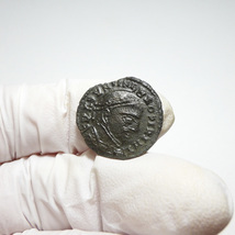 【古代ローマコイン】Barbarian（野蛮人のコイン）クリーニング済 ブロンズコイン 銅貨 フォリス(ek_dsMH3N2)_画像3