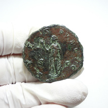 【古代ローマコイン】Commodus（コンモドゥス）クリーニング済 ブロンズコイン 銅貨 セステルティウス(eDSWkQ6T82)_画像5