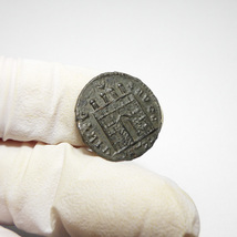 【古代ローマコイン】Constantine II（コンスタンティヌス2世）クリーニング済 ブロンズコイン 銅貨 フォリス(cgH8TXLRCM)_画像7