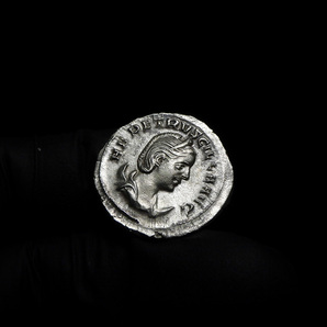 【古代ローマコイン】Herennia Etruscilla（ヘレニア エトルシラ）クリーニング済 シルバーコイン 銀貨 アントニニアヌス(3hPZZLxpW4)の画像3