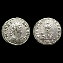 【古代ローマコイン】Probus（プロブス）クリーニング済 ブロンズコイン 銅貨 アントニニアヌス(FGAHbE3E4n)_画像1