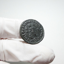 【古代ローマコイン】Constantine I（コンスタンティヌス1世）クリーニング済 ブロンズコイン 銅貨 フォリス(J_WQSZX7dY)_画像7