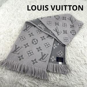 LOUIS VUITTON ルイヴィトン マフラー モノグラム シルク