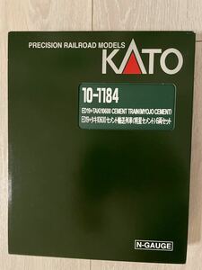 KATO【特別企画・新品未走行】10-1184.ED19+タキ10600セメント輸送列車[明星セメント]6両セット+28-187車間短縮ナックルカプラー(黒)交換済