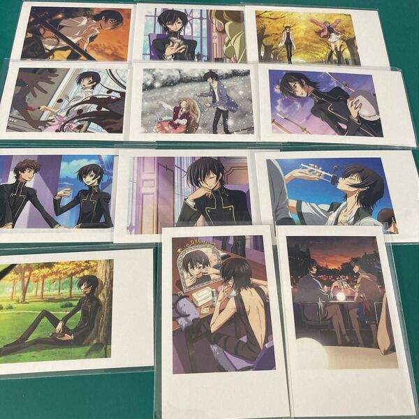 コードギアス反逆のルルーシュ 特典 ルルーシュ隠し撮り生写真風インスタントフォト 生徒会報HOPE! 12種類 フルコンプ