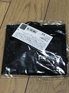 ★【未使用品】スラッシャー ネックパスケース THRASHER 財布 身分証入れ 古銭入れ カード入れ　黒