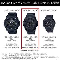 送料無料★国内正規品★新品・未使用★CASIO G-SHOCK G-STEEL 電波ソーラー GST-W310D-1AJF　ステンレスベルト★定価￥49,500_画像2