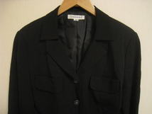CHAVARIE シャバリエ ジャケット フォーマル 肩パット 黒 ブラック サイズ11AR_画像2