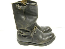 茶芯■サイズ6.5EE(24.5-25cm)■1950s-1960s KNAPP BROTHERS SHOEナップブラザーズシューVINTAGEビンテージENGINEER BOOTSエンジニアブーツ_画像4