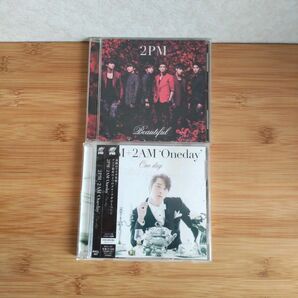 ★CD2点★2PM★CD Beautiful 君がいれば ★2PM+2AM Oneday CDチャンソン 盤 カード 帯付き
