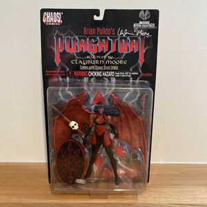 CHAOS！COMICS/ Brian Pulido's PURGATORI フィギュア　MOOREACTION COLLECTIBLES サイン入り