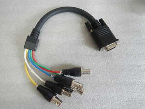 Canare VGA Cable 5VDS003-J1,5C DSUB15 PIN-BNC самка 0,3 м