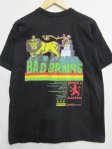 ☆新品 デッドストック オフィシャル Bad Brains BUIL'D A NATION バッド・ブレインズ Tシャツ・SizeL NYHC PMA _画像2