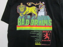 ☆新品 デッドストック オフィシャル Bad Brains BUIL'D A NATION バッド・ブレインズ Tシャツ・SizeL NYHC PMA _画像7